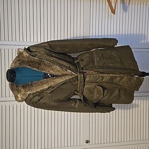 MANGO PARKA SIZE M OLIVE GREEN